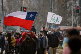 Closing of the campaign for the new constitution for the votes of September 4 in Chile